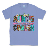 Colony Blue Auntie Like a Mom Only Cooler Classic Tee - texasbilliewilder