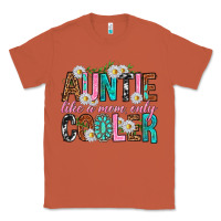 Copper Auntie Like a Mom Only Cooler Classic Tee - texasbilliewilder