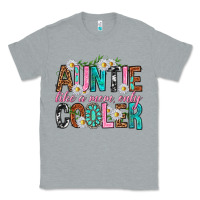 Heather Grey Auntie Like a Mom Only Cooler Classic Tee - texasbilliewilder