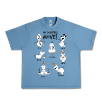 Pebble Blue Frozen 2 Olaf My Signature Moves Urban Heavy Tee - minhPixels