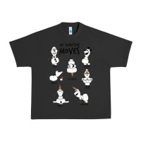 Pigment Black Frozen 2 Olaf My Signature Moves Urban Heavy Tee - minhPixels