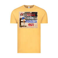 Vintage Mustard Chıll the fourth out Vintage Tee - TumblerDesignByShophia