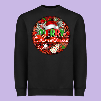 Merry Christmas Heavyweight Sweatshirt Designed By Fadigitalartstudio