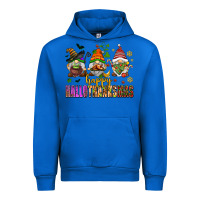 Cobalt happy hallothanksmas gnomes Urban Hoodie - AdoDesignShop