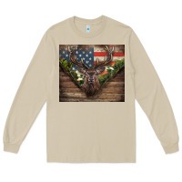 Mushroom usa deer hunting Long Sleeve Tee - CowGirlArtShop
