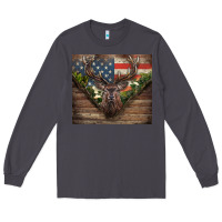 Smoke usa deer hunting Long Sleeve Tee - CowGirlArtShop