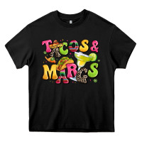 Black tacos and margaritas Heavy Core Tee - LillyAllenDesigns