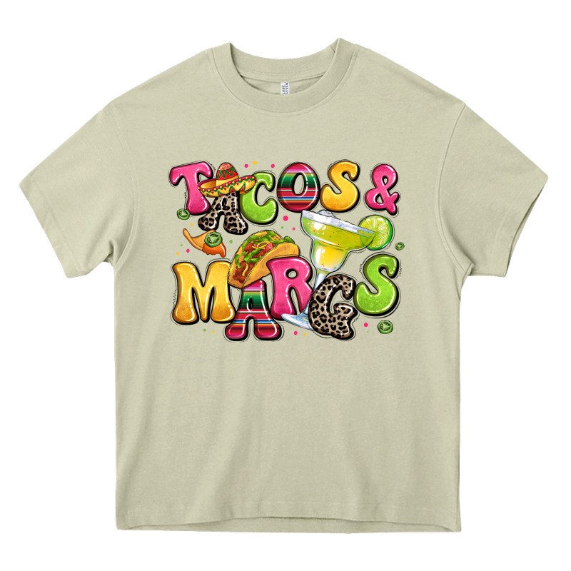 Tacos And Margaritas Heavy Core Tee by LillyAllenDesigns | Teevron