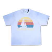 Grape Ice Coos Bay Or Vintage Sailboat 70S Throwback Sunset Urban Heavy Tee - minhPixels