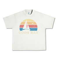 Pistachio Coos Bay Or Vintage Sailboat 70S Throwback Sunset Urban Heavy Tee - minhPixels