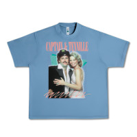 Pebble Blue Captain Tennille Retro Fan Art Design gift Urban Heavy Tee - minhPixels