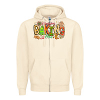 Sandshell Christmas Baking Crew Zipper Hoodie - CowhideDigitalArt