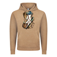 Vintage Coffee Lightning bolt Baseball Vintage Hoodie - HowdyJamesFarm