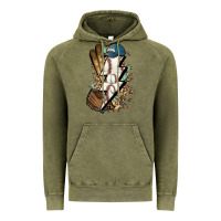 Vintage Olive Lightning bolt Baseball Vintage Hoodie - HowdyJamesFarm