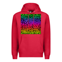 Cardinal colorful leopard seamless pattern Premium Hoodie - BundleAndBundleShop