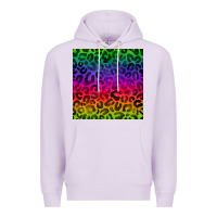 Lilac colorful leopard seamless pattern Premium Hoodie - BundleAndBundleShop