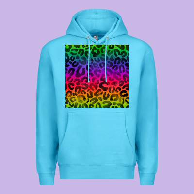 Colorful Leopard Seamless Pattern Premium Hoodie Designed By Bundleandbundleshop