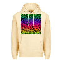 Pina Colada colorful leopard seamless pattern Premium Hoodie - BundleAndBundleShop