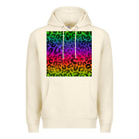 Sandshell colorful leopard seamless pattern Premium Hoodie - BundleAndBundleShop