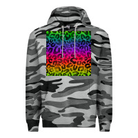 Slate Camo colorful leopard seamless pattern Premium Hoodie - BundleAndBundleShop