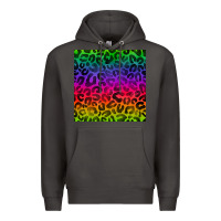 Smoke colorful leopard seamless pattern Premium Hoodie - BundleAndBundleShop