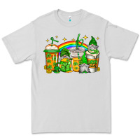 Dove Grey st patricks day gnomes coffee cups Premium Tee - Jasminsmagicworld