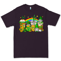 Plum st patricks day gnomes coffee cups Premium Tee - Jasminsmagicworld
