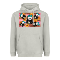 Moon Dust Baby panda flowers Heavyweight Hoodie - Artiststas
