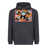 Smoke Baby panda flowers Heavyweight Hoodie - Artiststas