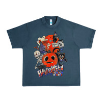 Midnight Navy Lil Boo Halloween Horror Nights Every Is October 31St Urban Heavy Tee - minhPixels