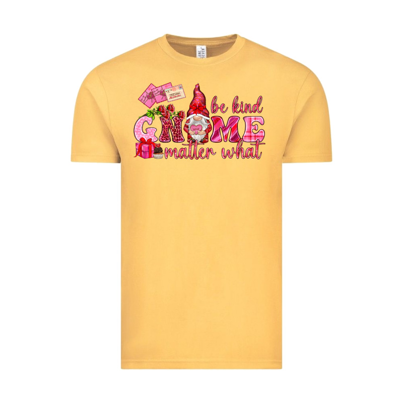 Be Kind Gnome Matter What Valentine's Day Vintage Tee by HowdyJamesFarm | Teevron