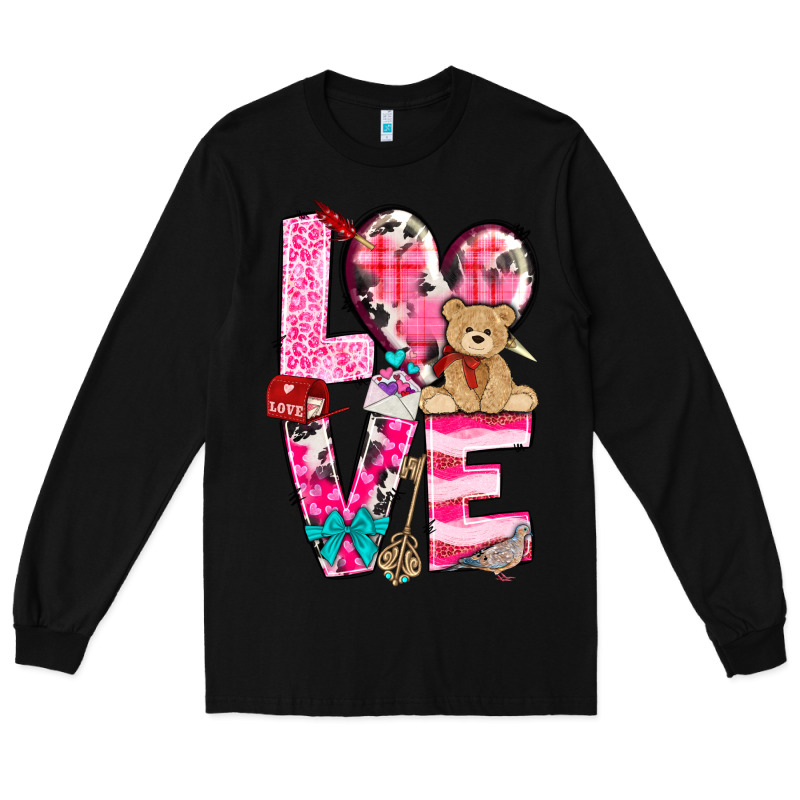 Love Valentine's Day Long Sleeve Tee by HowdyJamesFarm | Teevron