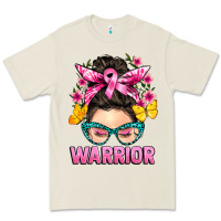 Bone cancer warrior messy bun Premium Tee - BarkalooDesign