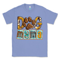 Colony Blue Dog Mama with Paw Classic Tee - texasbilliewilder