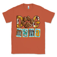 Copper Dog Mama with Paw Classic Tee - texasbilliewilder