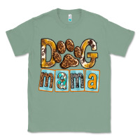 Sage Dog Mama with Paw Classic Tee - texasbilliewilder