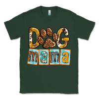 Sports Green Dog Mama with Paw Classic Tee - texasbilliewilder