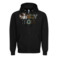 Black bunny mom Zipper Hoodie - CowhideDigitalArt