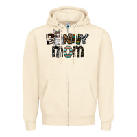 Sandshell bunny mom Zipper Hoodie - CowhideDigitalArt