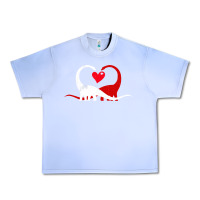 Grape Ice funny hearts love dinosaur valentine s day gift boys girls Urban Heavy Tee - minhPixels