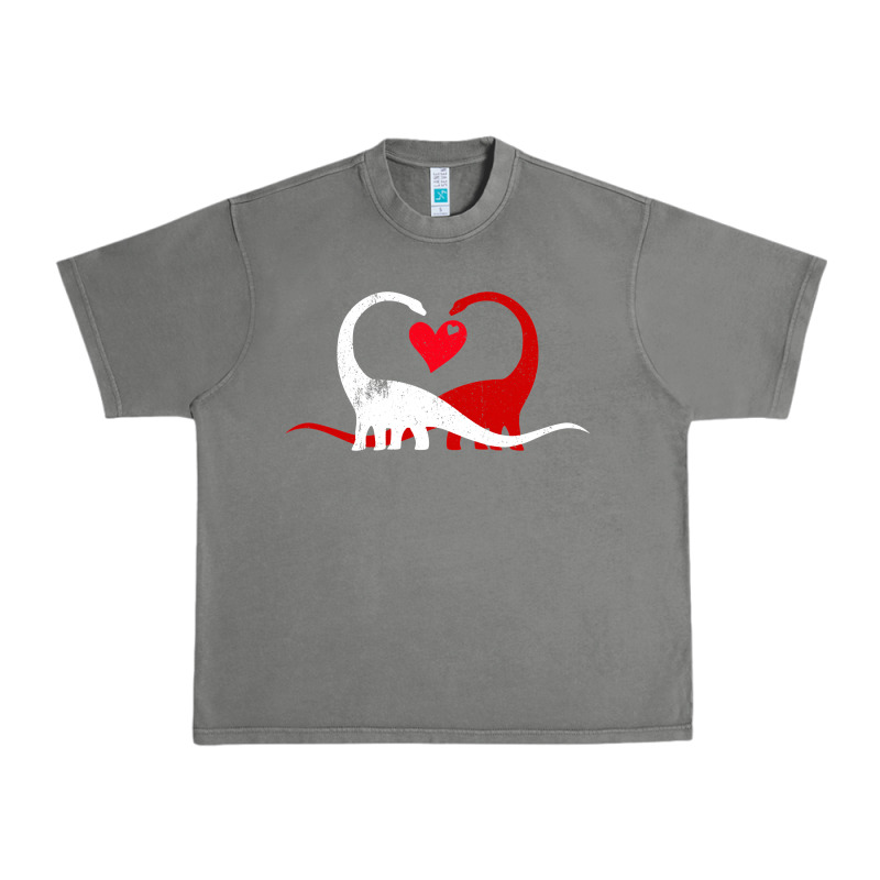 Funny Hearts Love Dinosaur Valentine S Day Gift Boys Girls Urban Heavy Tee by minhPixels | Teevron