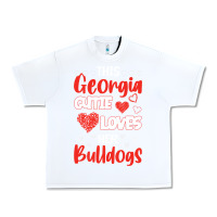 White this georgia cutie loves her bulldogs fun football Urban Heavy Tee - minhPixels