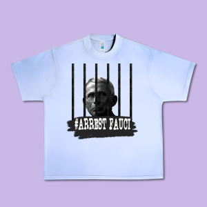 Arrest Fauci Essential Urban Heavy Tee Designed By Minhpixels