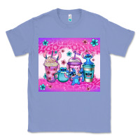 Colony Blue stitch coffee cups Classic Tee - Jasminsmagicworld