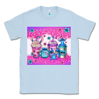 Dusty Blue stitch coffee cups Classic Tee - Jasminsmagicworld