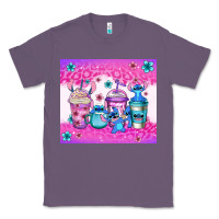 Lavender stitch coffee cups Classic Tee - Jasminsmagicworld