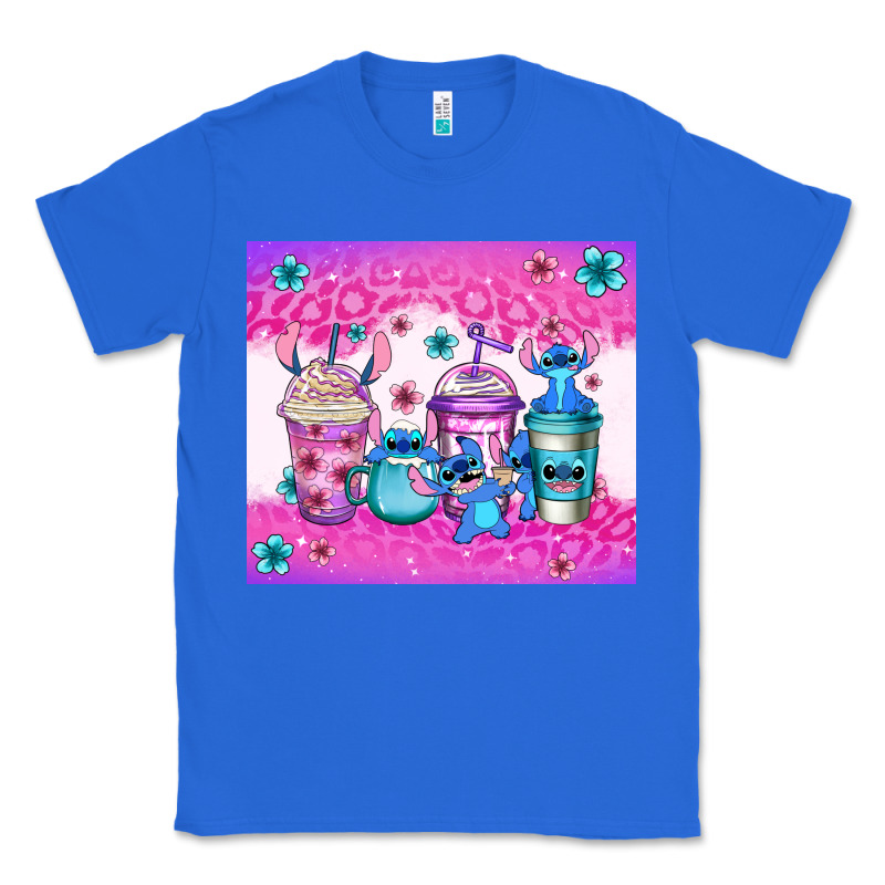 Stitch Coffee Cups Classic Tee by Jasminsmagicworld | Teevron
