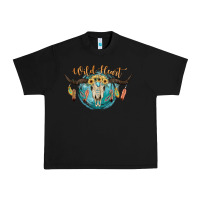 Black Wild Heart Urban Heavy Tee - JahusDesignShop