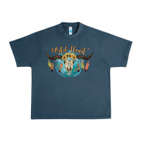 Midnight Navy Wild Heart Urban Heavy Tee - JahusDesignShop