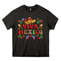 Asphalt viva mexico Heavy Core Tee - LillyAllenDesigns